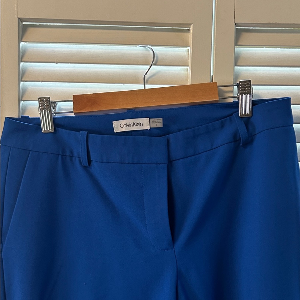 Calvin Klein Bright Blue Dress Pants